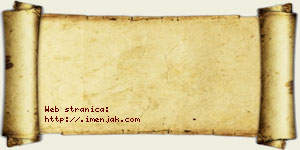 Rafailo Jaglikić vizit kartica